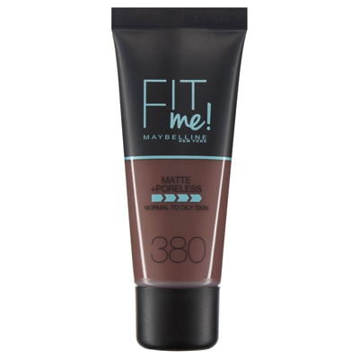 Fit Me! Maybelline Fond de Teint Matte + Poreless 30 ml (différentes teintes disponibles) - 380 Rich Espresso