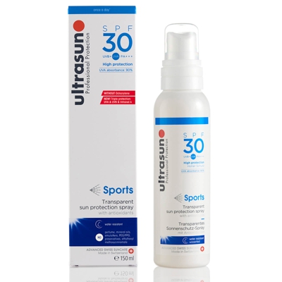 Spray Clair Ultrasun SPF30 - Formule Sport (150ml)