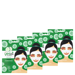 yes to Cucumber Calming Paper Single Use Mask (Pack of 4) características