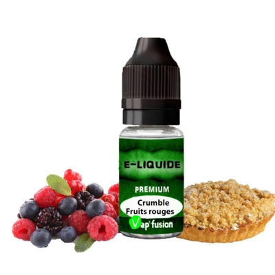 E liquide crumble fruits rouges-10ml- Vapfusion