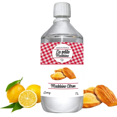 E liquide La Petite Madeleine - 1 l - 50/50 PG/VG - 1 000 ML - Madeleine Citron