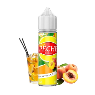 E-liquide Pêche 50 ml  50/50 PG/VG Vap'fusion