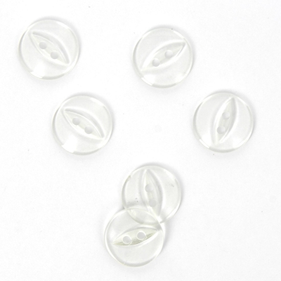 Boutons ronds transparent 16 mm