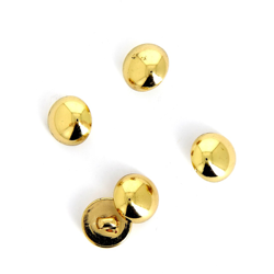 Boutons manchettes dorés à queue 15 mm características