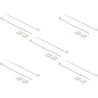 18676 support d''attache-câble Blanc Nylon 10 pièce(s), Serre-câble precio