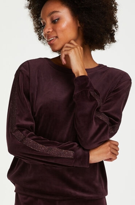 Hunkemöller Haut velours Shimmer Violet