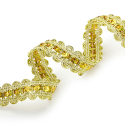 Ruban passementerie doré à sequins en oferta