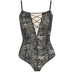 OSCALITO body fines bretelles en dentelle Sexy Leavers características