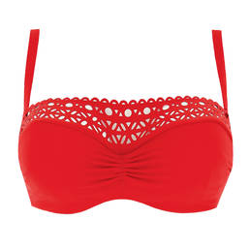 LISE CHARMEL haut de maillot de bain bandeau bonnets profonds Ajourage Couture precio