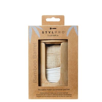 StylPro Bamboo Barrel Makeup Remover Pads