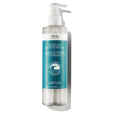 Gel Douche Énergisant aux Algues de l'Atlantique et au Magnésium REN 300 ml – Ocean Plastic
