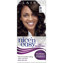 Clairol Nice'n Easy Semi-Permanent Hair Dye with No Ammonia (Various Shades) - 84 Darkest Brown en oferta