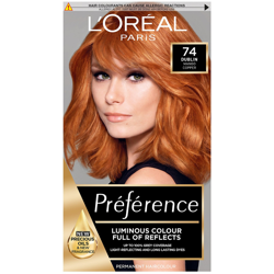 L'Oréal Paris Préférence Infinia Hair Dye (Various Shades) - 74 Mango Intense Copper características