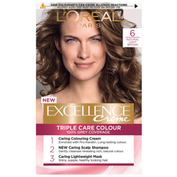 L'Oréal Paris Excellence Crème Permanent Hair Dye (Various Shades) - 6 Natural Light Brown características