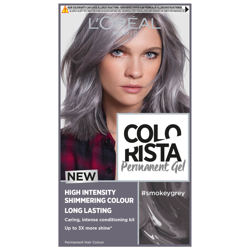 L'Oréal Paris Colorista Permanent Gel Hair Dye (Various Shades) - Smokey Grey características