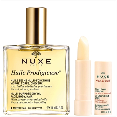 NUXE Huile Prodigieuse Oil and Lip Stick Duo