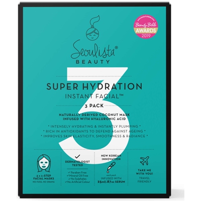Seoulista Beauty Super Hydration Multi Pack 3's