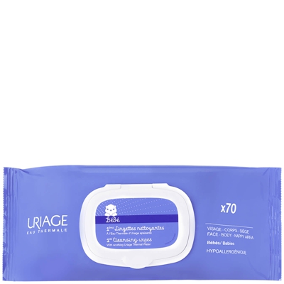 Uriage Baby 1st Cleansing Wipes x70