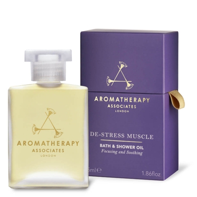 Huile bain et douche De-Stress Muscle Aromatherapy Associates (55 ml)