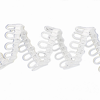 Boutonnière élastique blanche 17 mm