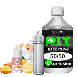 Pack e-liquide DIY Facile La petite Madeleine arôme concentré - Base PG/VG 250ML + Flacon vide 50 ml en oferta