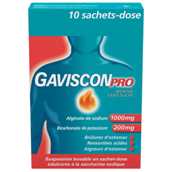 Gaviscon Pro Menthe Suspension características