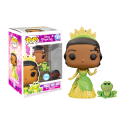 PRINCESS TIANA AND NAVEEN / LA PRINCESSE ET LA GRENOUILLE / FIGURINE FUNKO POP / EXCLUSIVE SPECIAL EDITION / GLITTER precio