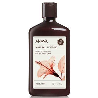 Lait Velours pour le corps Mineral Botanic AHAVA - Hibiscus et Figue