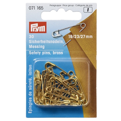 Épingles de sûreté, 19/23/27mm 30 pièces
