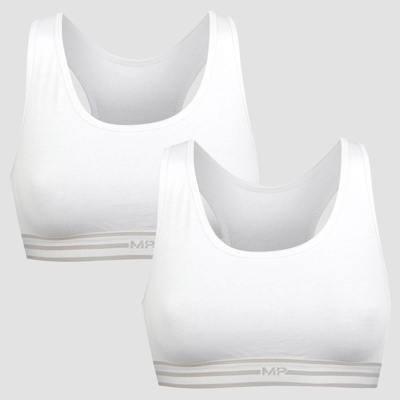 Brassière Essentials - Blanc (Paquet de 2) - L