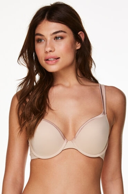 Hunkemöller Soutien-gorge à armatures préformé Satin fleece Beige