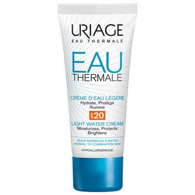 Crème Eau Légère Eau Thermale SPF 20 Uriage 40 ml