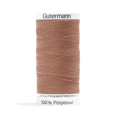 Bobine de fil polyester Gütermann - Beige - Marron
