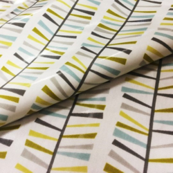 Tissu enduit brillant feuillages multicolore características