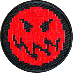 Écusson monstre bouton rouge precio
