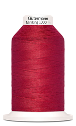 Cône fil à coudre Gütermann Miniking 1000 m rouge características