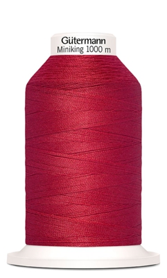 Cône fil à coudre Gütermann Miniking 1000 m rouge