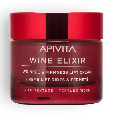 Apivita Wine Elixir Crème lift rides et fermeté- texture riche