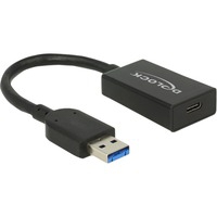 65698 câble USB 0,15 m USB 3.2 Gen 2 (3.1 Gen 2) USB A USB C Noir, Adaptateur