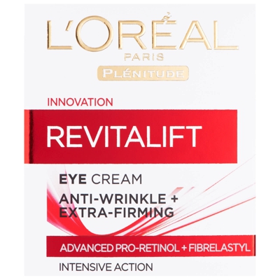 L'Oreal Paris Dermo Expertise Revitalift Anti-Rides + Crème Raffermissant pour les yeux (15ml)