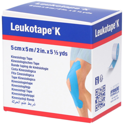 Leukotape® K 5 cm x 5 m incliné bleu características