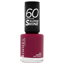 Vernis à ongles 60 Seconds Super Shine Rimmel 8 ml (disponible en plusieurs teintes) - Berries and Cream precio