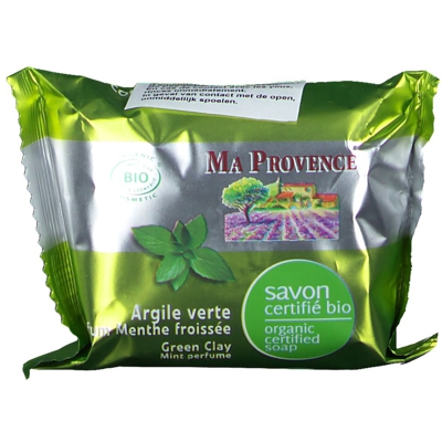 Ma Provence® Savon bio à l’Argile verte naturelle parfum Menthe froissée