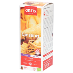 Ortis Ginseng Bio Avec Alcool características