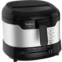 Uno FF215D friteuse Unique Autonome 1600 W Noir, Acier inoxydable