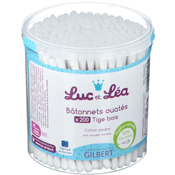 Luc et Léa bâtonnets ouatés tige bois características