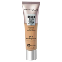 Maybelline Dream Urban Cover SPF50 Foundation 121ml (Various Shades) - 310 Warm Honey características