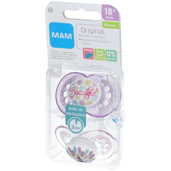 MAM Sucette anatomique - Silicone +18 mois (Couleur non sélectionnable) características