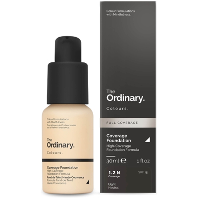 Fond de Teint Haute Couvrance SPF 15 The Ordinary Colours 30 ml (différentes teintes disponibles) - 1.2N