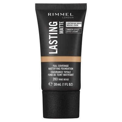 Rimmel London Lasting Matte Foundation 30ml (Various Shades) - 203 True Beige